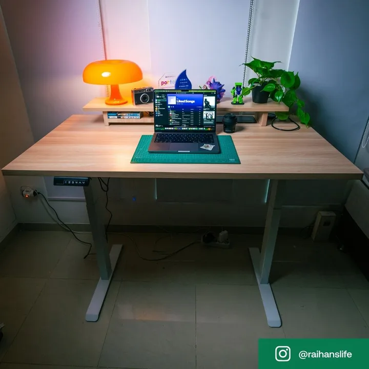 Setup meja kerja Raihanslife